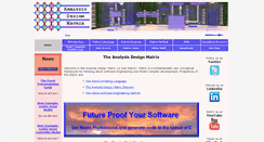Desktop Screenshot of analysisdesignmatrix.com